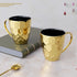 Golden Diamond Coffee Mugs (Set of 2) - The Earth Store - Mug Set